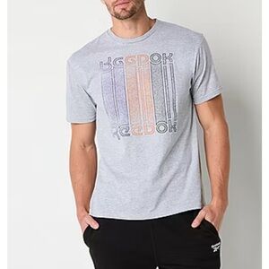 Reebok Mens Crew Neck Short Sleeve Graphic T-Shirt 2XL